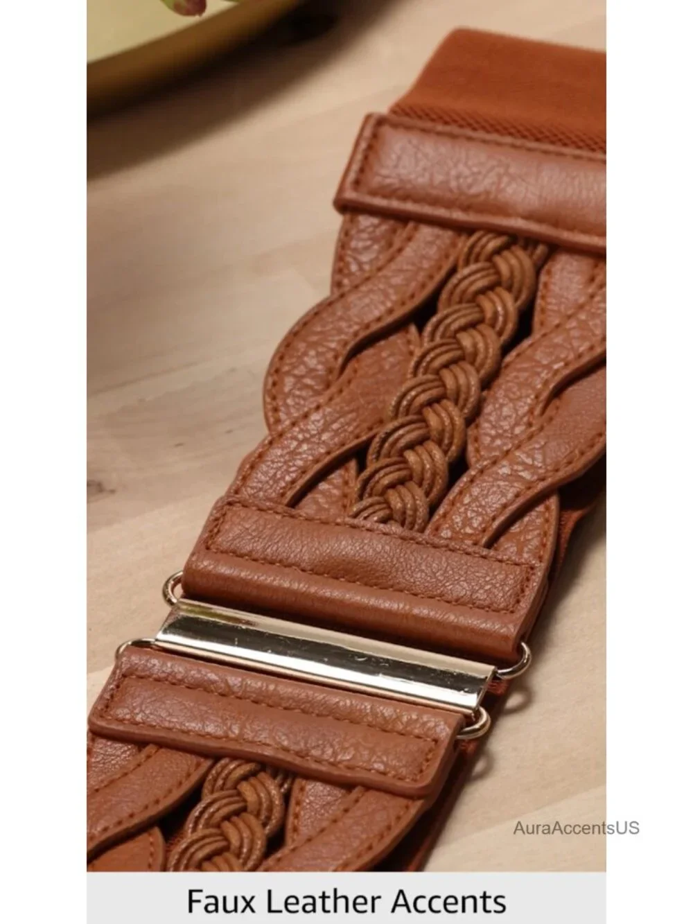 Vintage Elastic Wide Belt 3 Inch Stretchy Cinch Belt for Dresses